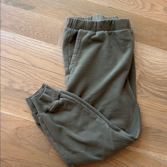 Frame Denim Green Joggers with Elastic Waistband - Picture 3 of 4